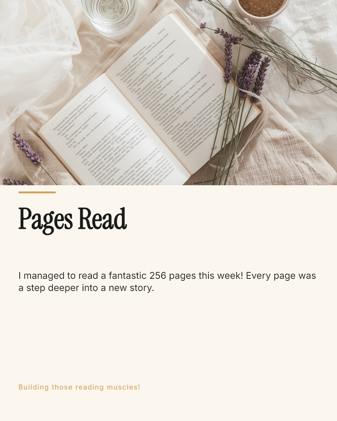 Pages Read — 256 pages this week